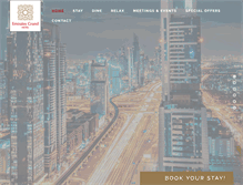 Tablet Screenshot of emiratesgrandhotel.com